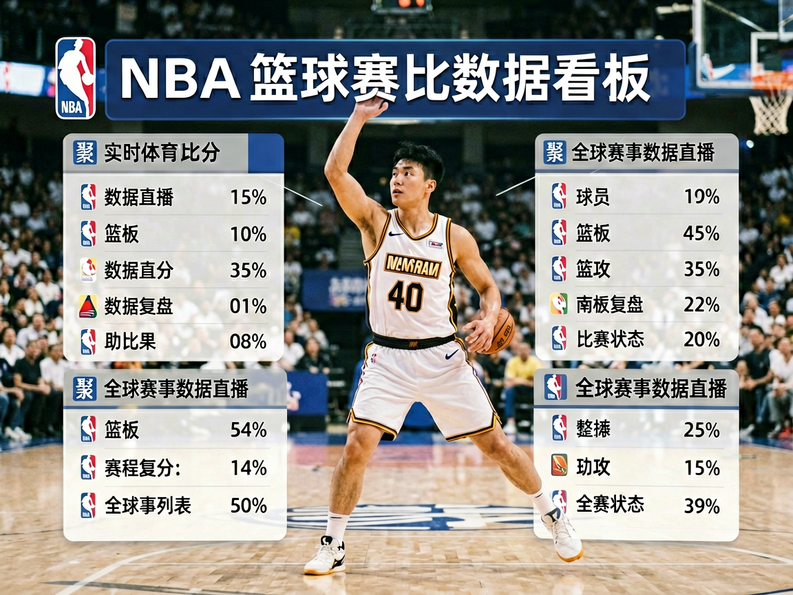 NBA篮球比赛数据看板